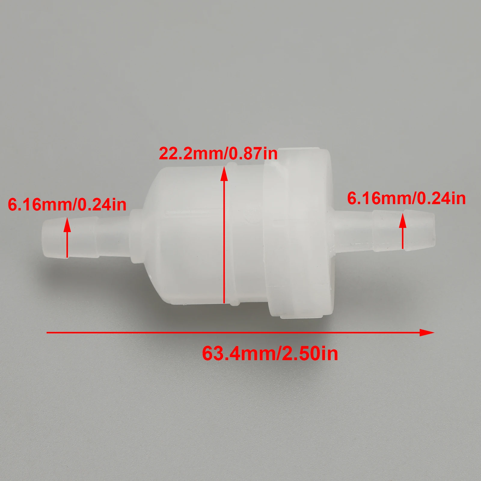 Areyourshop Fuel Filter for Mercury Tohatsu 4HP 5HP 6HP 8HP 2-Stroke 4-Stroke 369022301