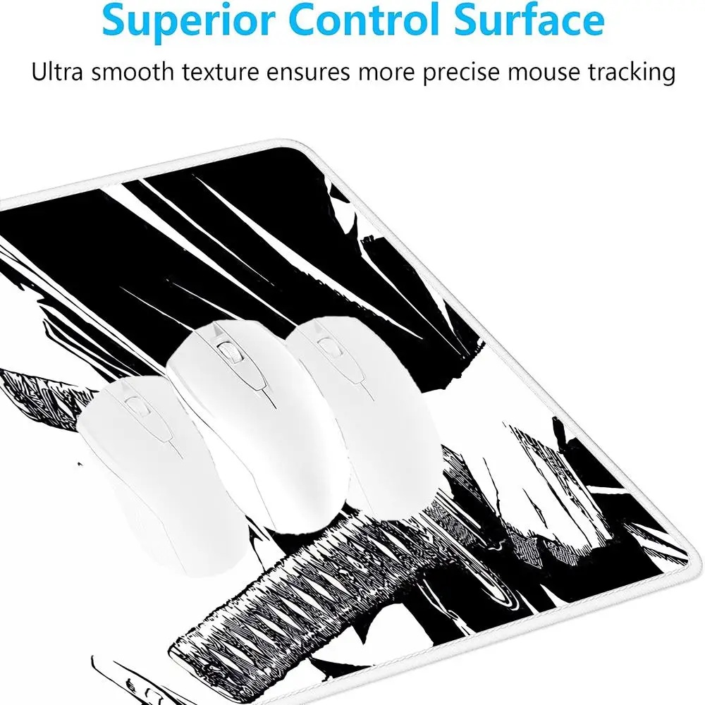 Samurai and Sword Mouse Pad Large Gaming Non-slip Computer Art Mausepad Laptop Tablet Mat Mini PC Gamer Keyboard Playmat