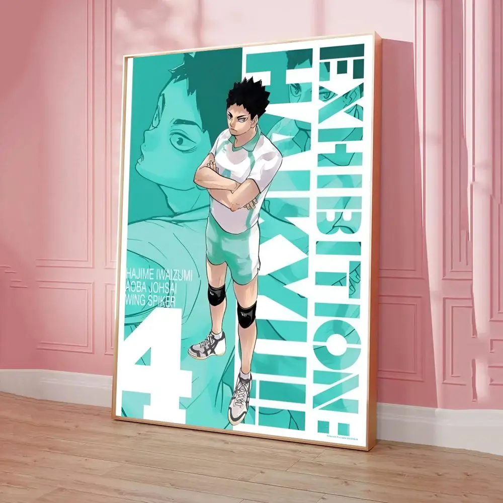 Japan Anime Haikyuu Poster Classic Vintage Poster HD Quality Wall Art Poster retrò per la decorazione della parete della stanza di casa