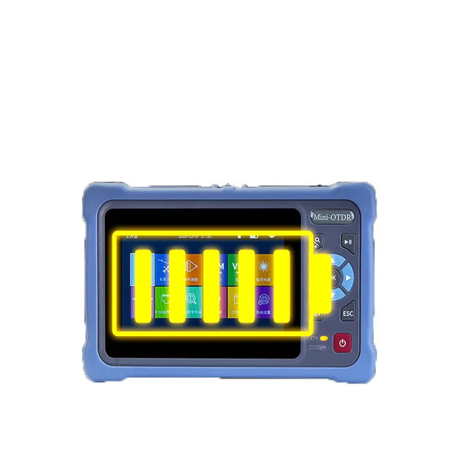 ミニOTDR 100km 26/24dB Pon Otdr-400D 光ファイバ反射率計 1310/1550/1490nm メーターテスター マルチモードマシン OTDR