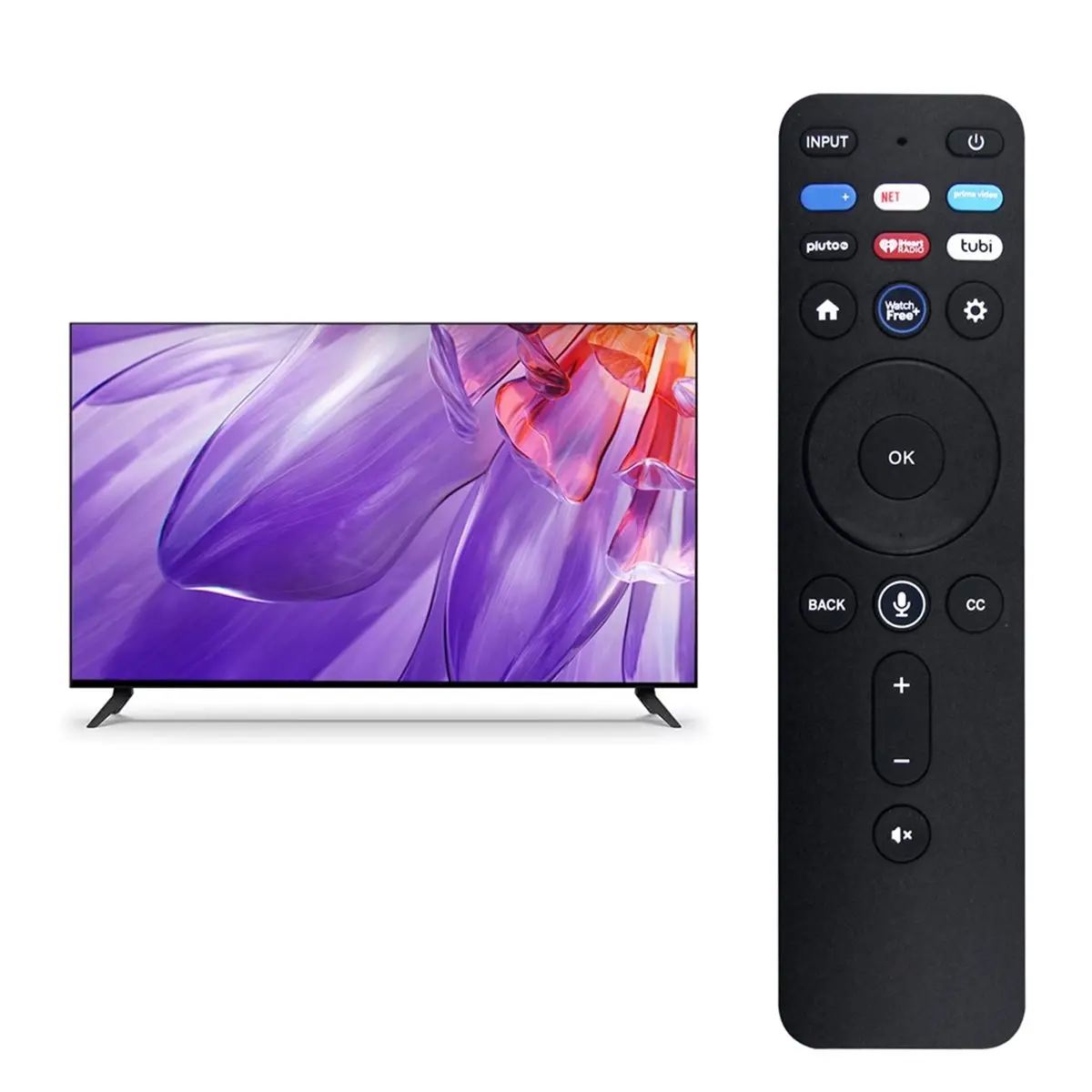 ~Martedì DTD1282Sostituzione del telecomando vocale XRT260 per TV LED LCD V655J04 V655J09 V705J03 V755J04 V435J01 V756-J03