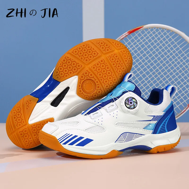 

Children's Badminton Sneaker Boys Mesh Breathable Shoes Girls Lightweight Anti slip Table Tennis Competition Training Footwear