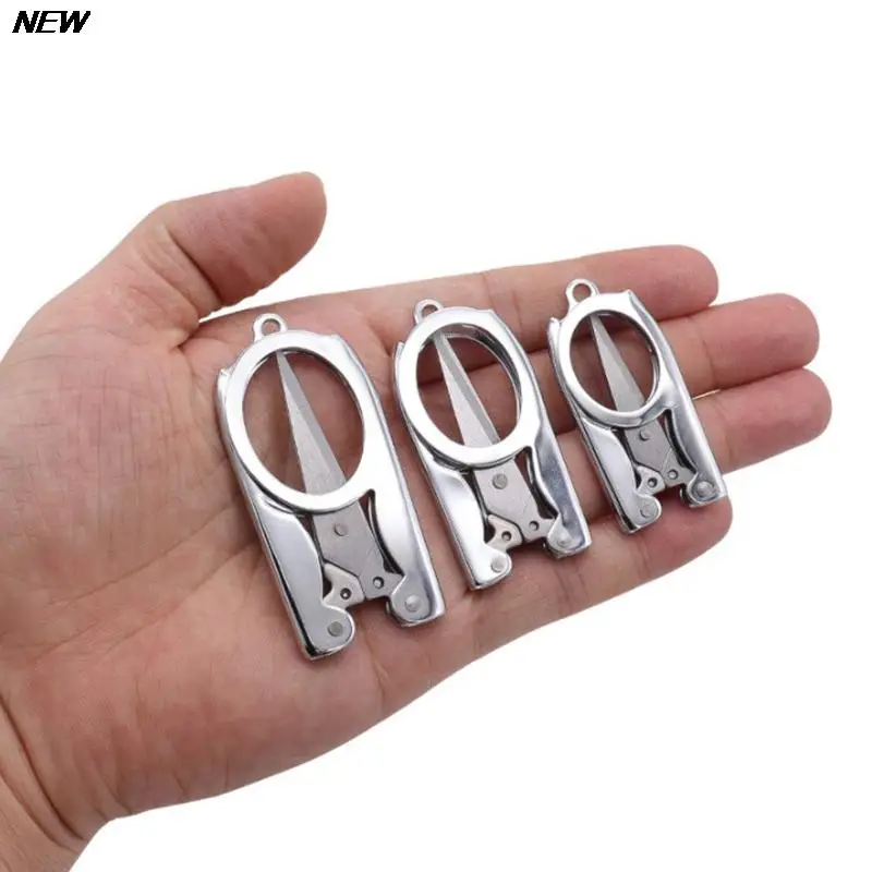 Folding Scissors Pocket Travel Small Crafts Sharp Blade Emergency Mini Foldable Travel Embroidery Scissor Thread Tailor Scissors