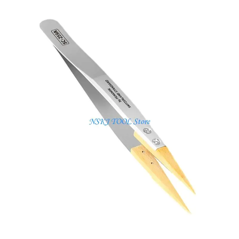 

L8RC Ergonomic Antimagnetic Tweezer For Watchmakers And Electronics Technicians