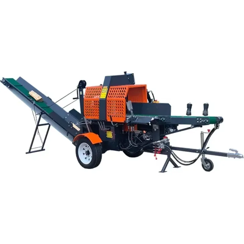 Hot Sale WeMax RM7-20TA-480 15HP  Powered 20ton Chinese PTO Wood Processor & Log Splitter with 48cm Log Diameter