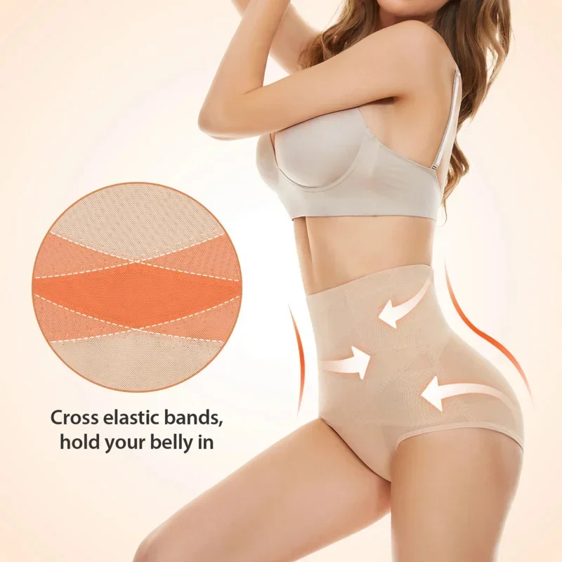 Shapewear for Women Tummy Control Panties Butt Lifter Body Shaper Mesh Seamless Shaper Briefs Waist Slimmer Girdle Underwear image 2