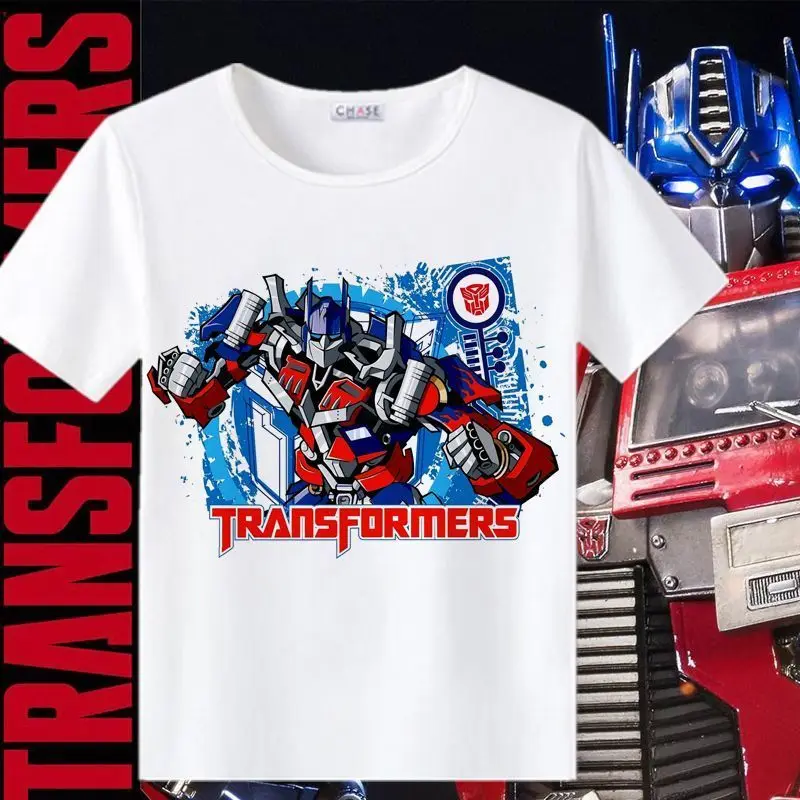 アニメ変換 Tシャツメンズ映画メガトロンバンブルビー半袖ブラザー衣装周辺漫画学生服