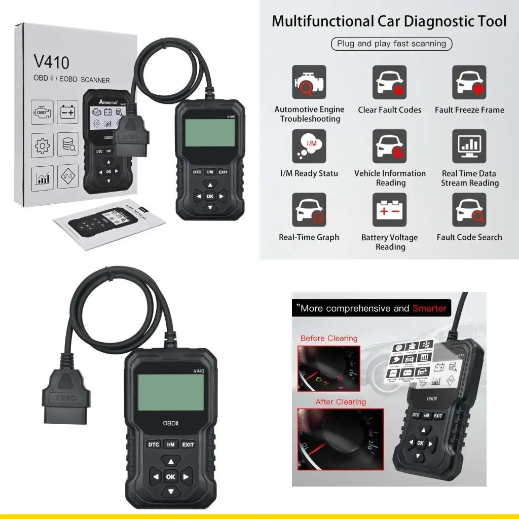 

SZCH Compacted Car Diagnostic Tool With Freeze Frame Data And Oxygen Sensors Testing Capability