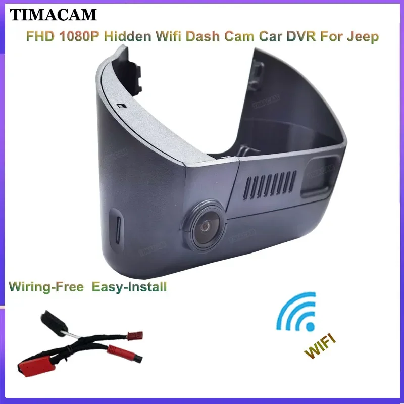 

For Jeep Cherokee Dodge Chrysler 2013-2022 Car Dvr Video Recorder Dash Cam Camera FHD 1080P Video Recorder Dash Cam Easy Install