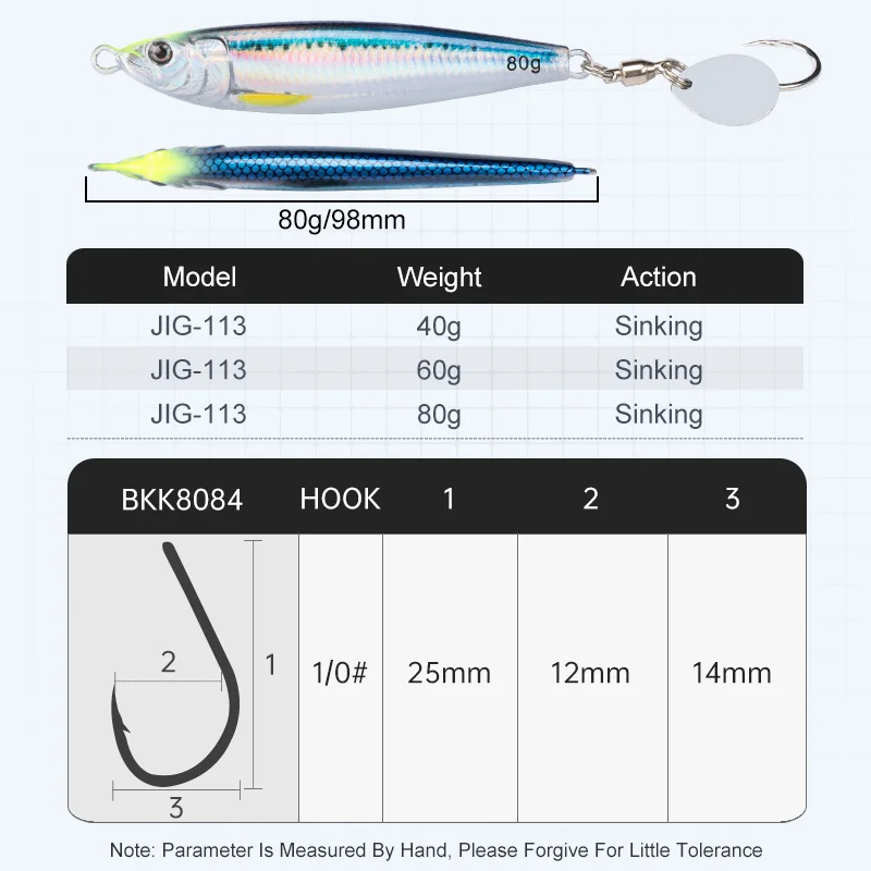 OBSESSION 8062 Hooks 40g 60g Little Jack UV Glow Slow Sinking Micro Jig Long cast Jigging Freshwater Sea Fishing Lure