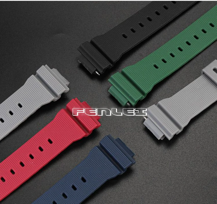 Силиконовый ремешок для часов Casio G-SHOCK GM2100 GA2100 DW5600 GA5600 6900 Series, резиновый ремешок для часов, мужской браслет, аксессуары 16 мм