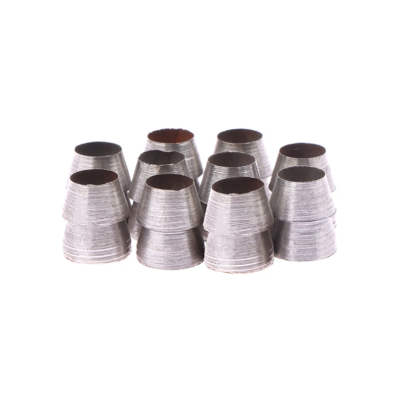 CPI-10pcs Safety Round Handle Wedges Steel Hammer Handle Splitting Wedge Set For Axe Claw Hammer Steel For Carpentry Maintenance