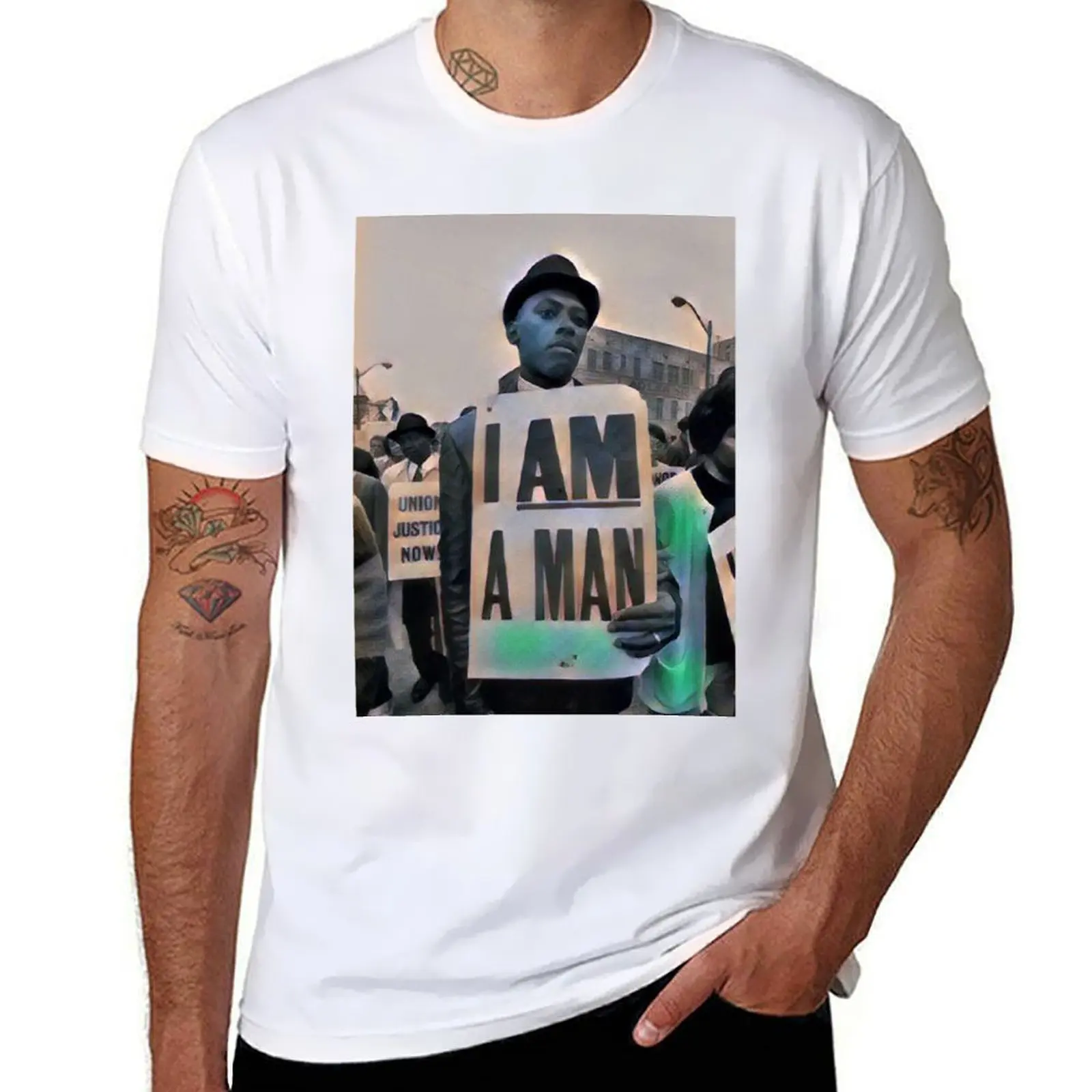 

I Am A Man T-Shirt Christmas Theme Tee Top