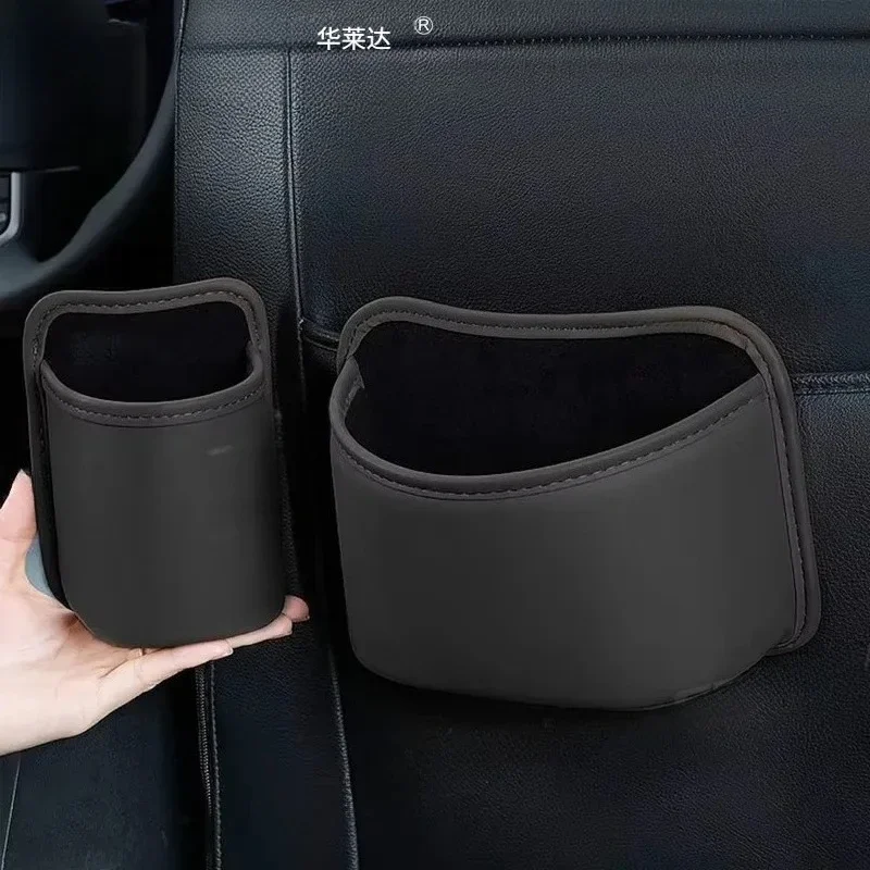 Hualaida – Sac de rangement universel pour porte de voiture avec support de tasse, organiseur de boissons à clipser, boîte de rangement étanche pour dossier de siège