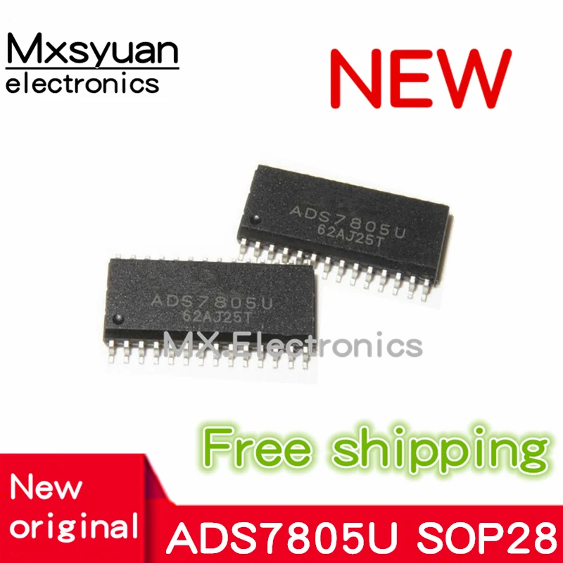 2pcs~10pcs/LOT Freeshipping ADS7805U ADS7805 SOIC28 New original in stock can pay