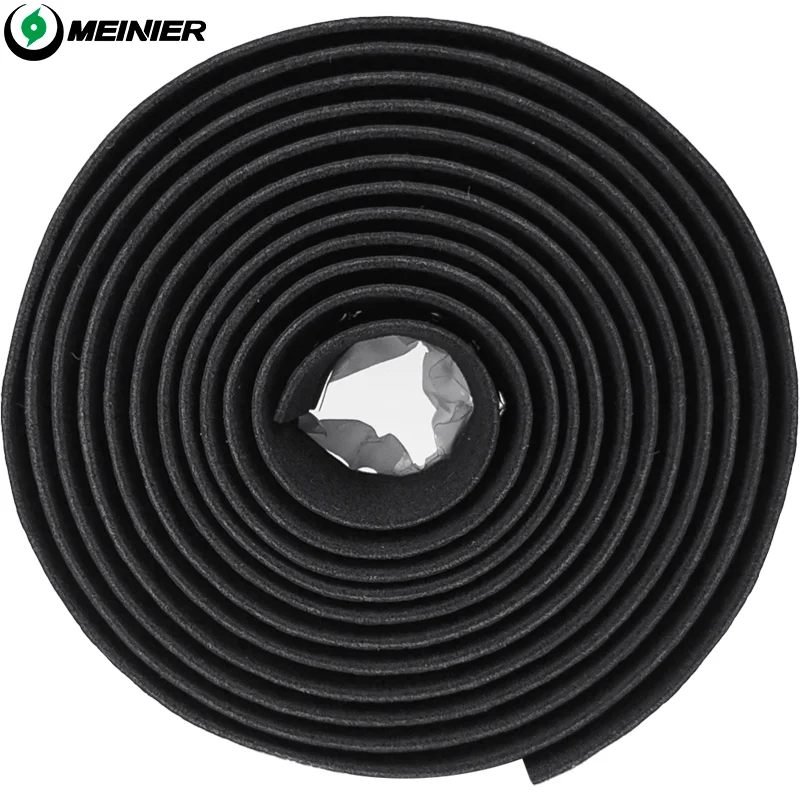 2 قطعة المضادة للانزلاق المسار الدراجة شريط الشريط بولي Road الطريق دراجة امتصاص الصدمات المقود الشريط مع شريط نهاية المقابس #6