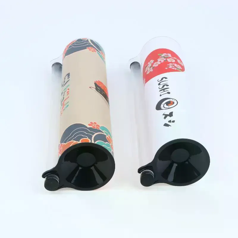 1Pcs Paper Tube Sushi Pushing Mold BPA Free DIY Sushi Roller Kit Portable Sushi Maker Tool for Picnic Party Sushi Making