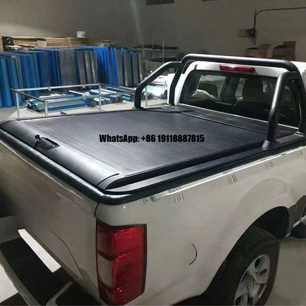 

Wall Wingle 7 Waterproof Pickup Aluminum Roller Lid Heavy Duty Retractable Manual Key Lockable Tonneau Cargo Bed Cover
