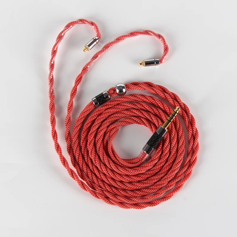 XINHS 007 cable híbrido Chapado en plata, gran número de núcleos, 4 núcleos, ABS, OCC + 7N OCC