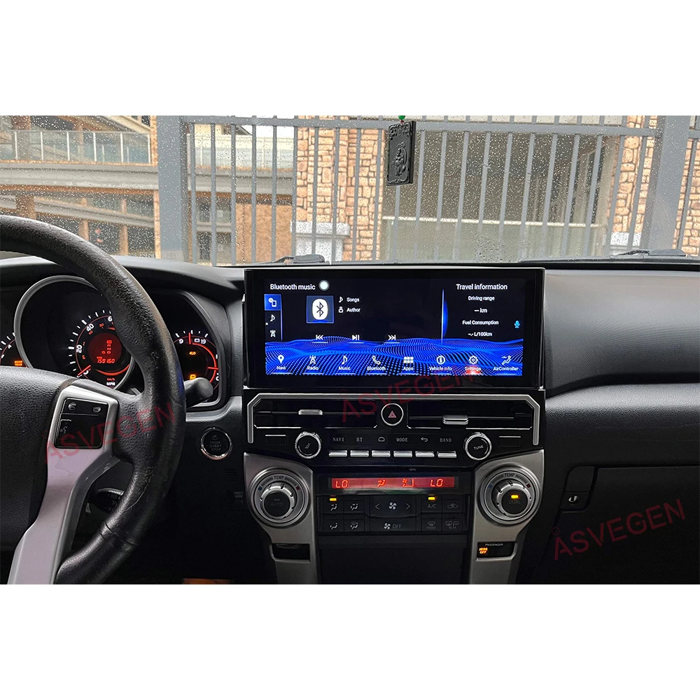 15.6inch Wireless CarPlay Android Auto Stereo For Land Cruiser Android 13 Portable Car Radio Touch Screen Dashboard 4G WiFi