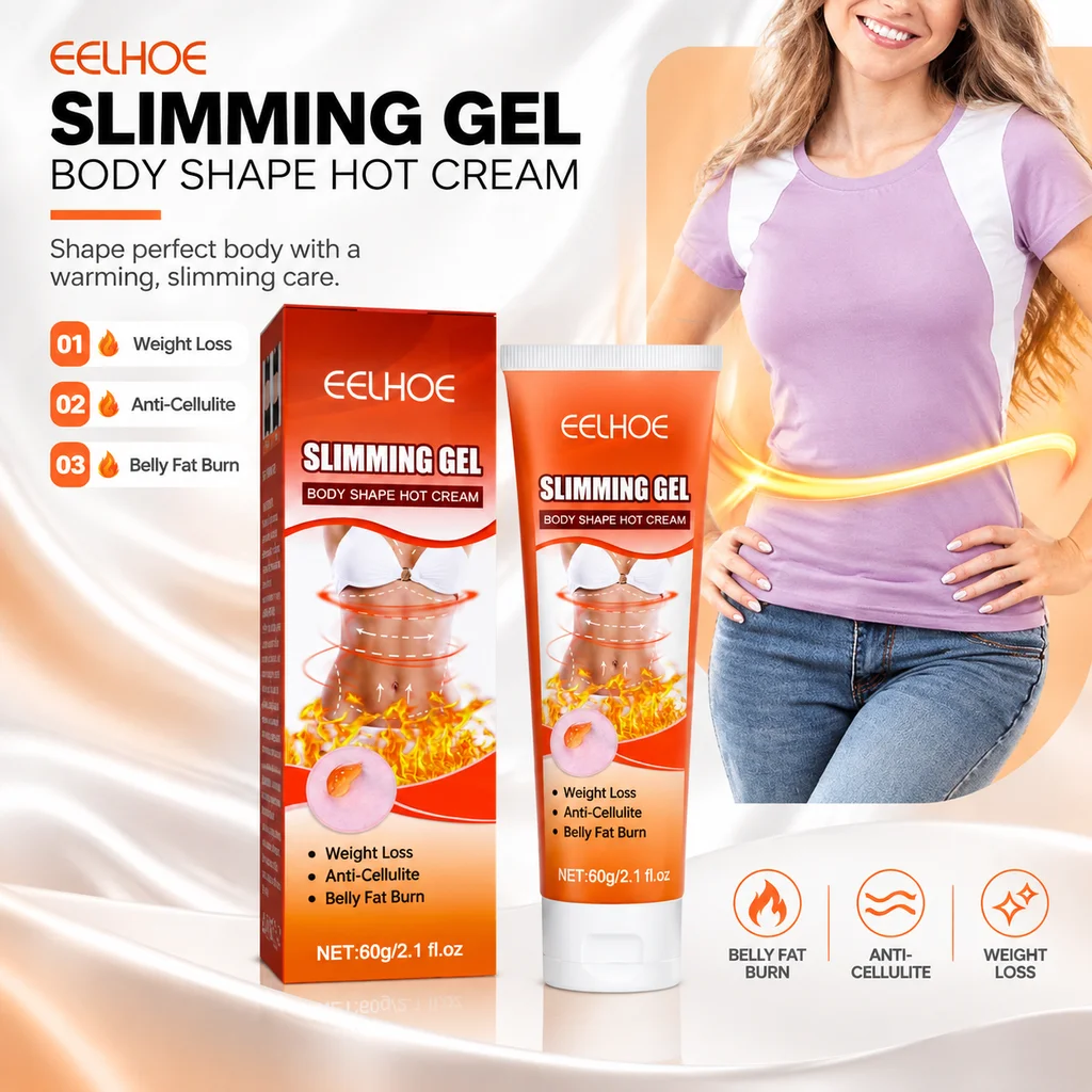Slimming Body Light Gel For Fat Burner Weight Loss Anti Cellulite Thigh Arm Belly Waist Leg Sculpting Tight Skin Body Hot Cream