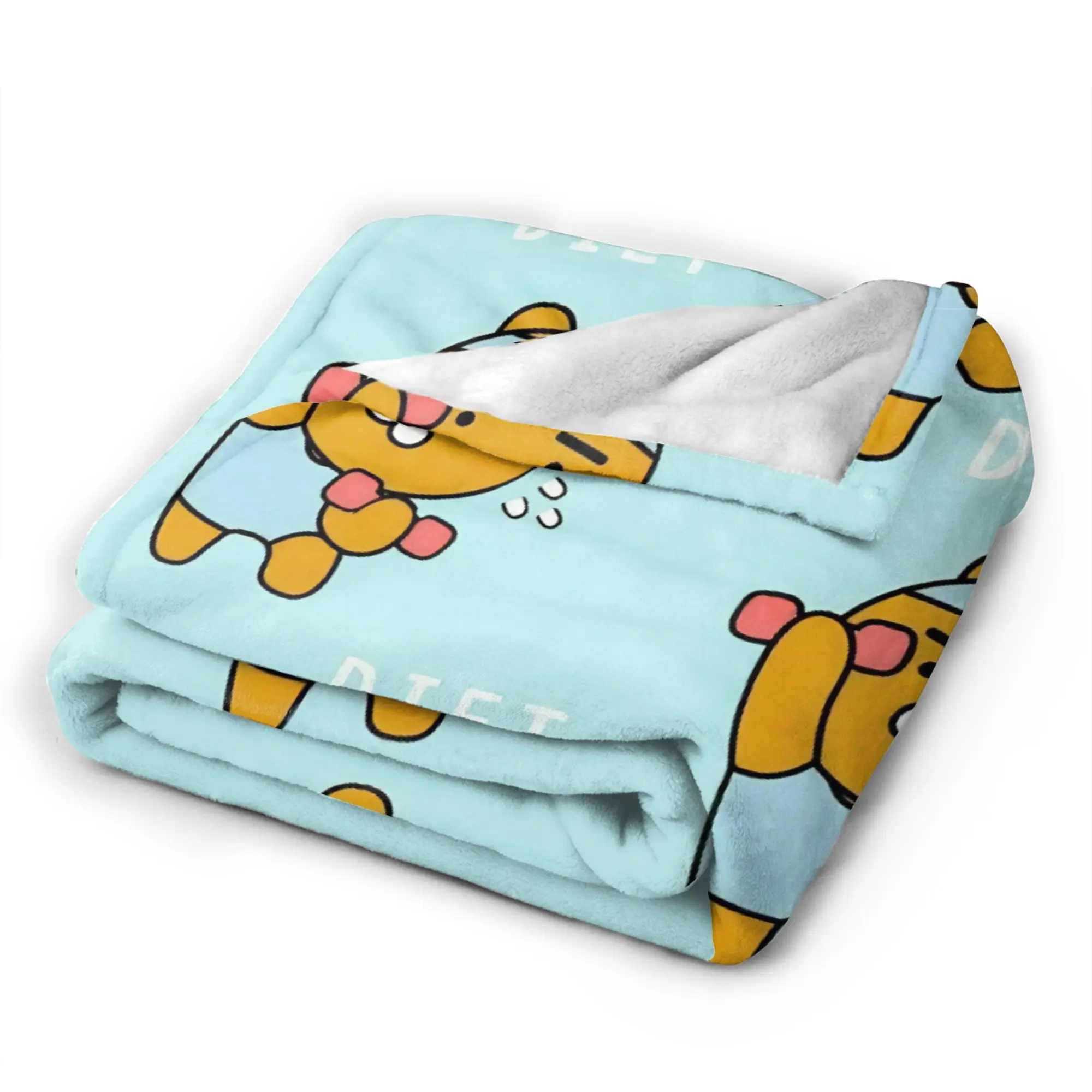 K-Kakaos F-Friends ريان الفراش يلقي الفانيلا المفرش للأريكة كرسي أريكة سرير مضحك غطاء سرير أريكة #5