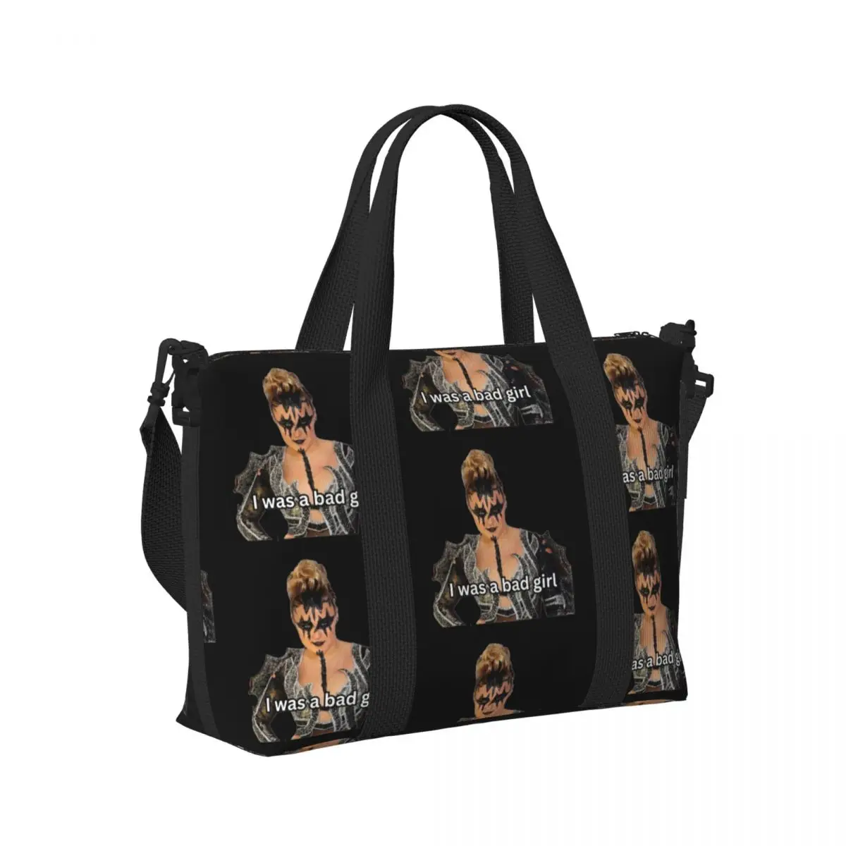 

JoJo Siwa Bootleg Singer Karma Album Beach Travel Bag Large Capacity Tote Bags for Gym Sport Women Shopping Duffle Shoulder Bag
