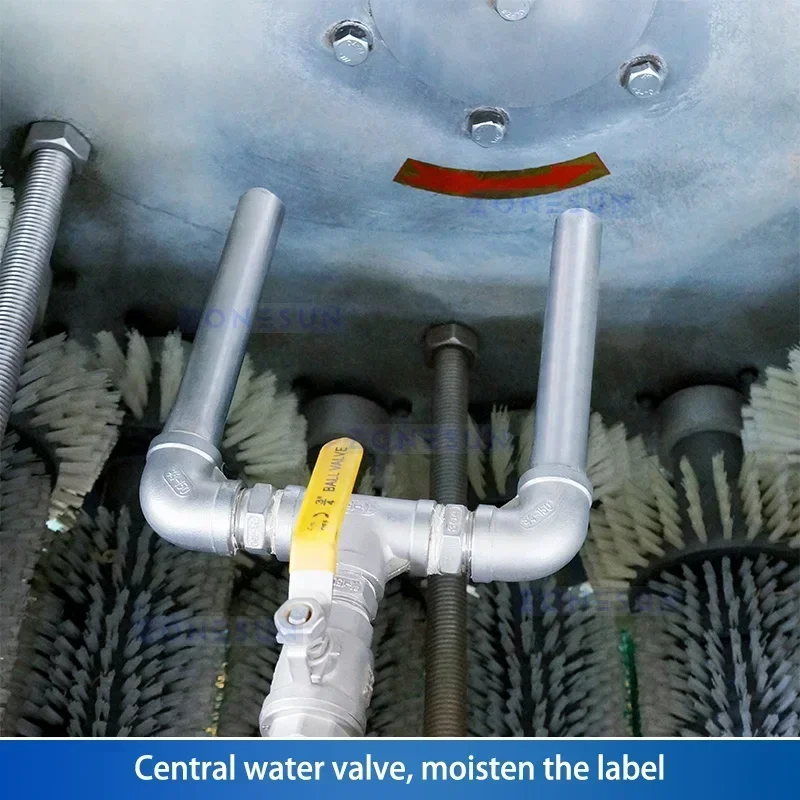 ZONESUN Machine de retrait d'étiquettes de bouteilles supprimer les étiquettes des bouteilles tenant des autocollants équipement ZS-BLR18