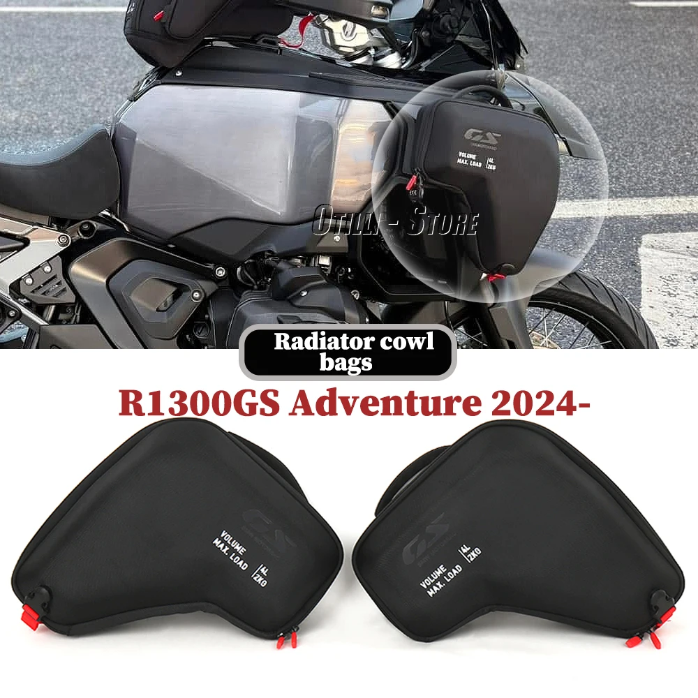 Motorcycle Accessories Radiator cover bag Waterproof Luggage Storage Bag For BMW R1300GS ADV Adventure R1300GSA 2024-2025