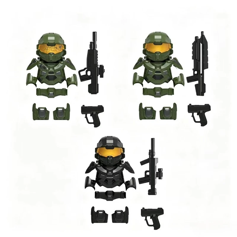 T009-011 Science Fiction Game: Building Blocks, Human Puzzle, Splicing, Boys Gift, Science Fiction Enthusiast Collection