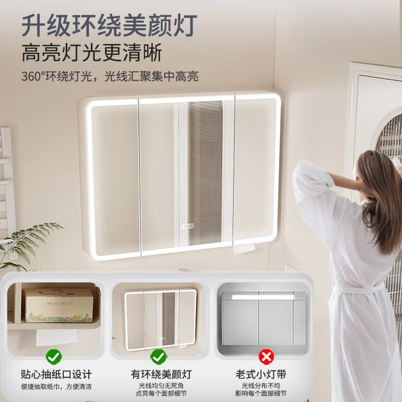 TAO Honeycomb aluminum alloy bathroom cabinet washstand ceramic integrated basin cream wind face wash basin
