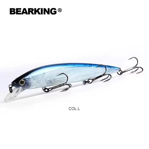 BEARKING 130 мм 22 г SP Горячие рыболовные приманки, разные цвета, гольян, вольфрамовая весовая система, модель воблера, кривошипная приманка