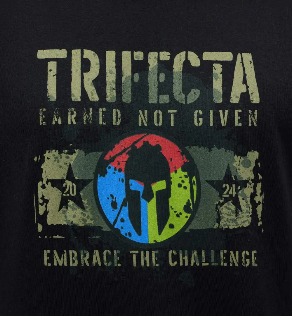 Spartan Embrace The Challenge T-Shirt 100% Cotton O-Neck Short Sleeve Summer Casual Mens T-shirt Size S-3XL