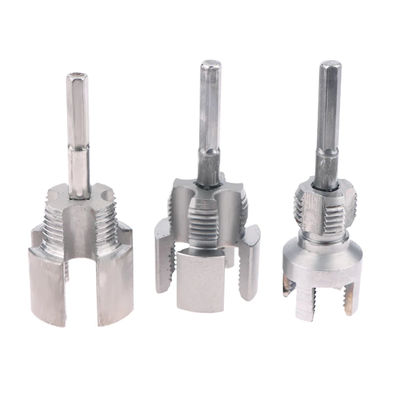 Pipe Thread Cutting Tool Electric Drill Compatible PVC Pipe Inner Outer Hole Threads Opener PVC Thread Maker Tool 1/2" 3/4"