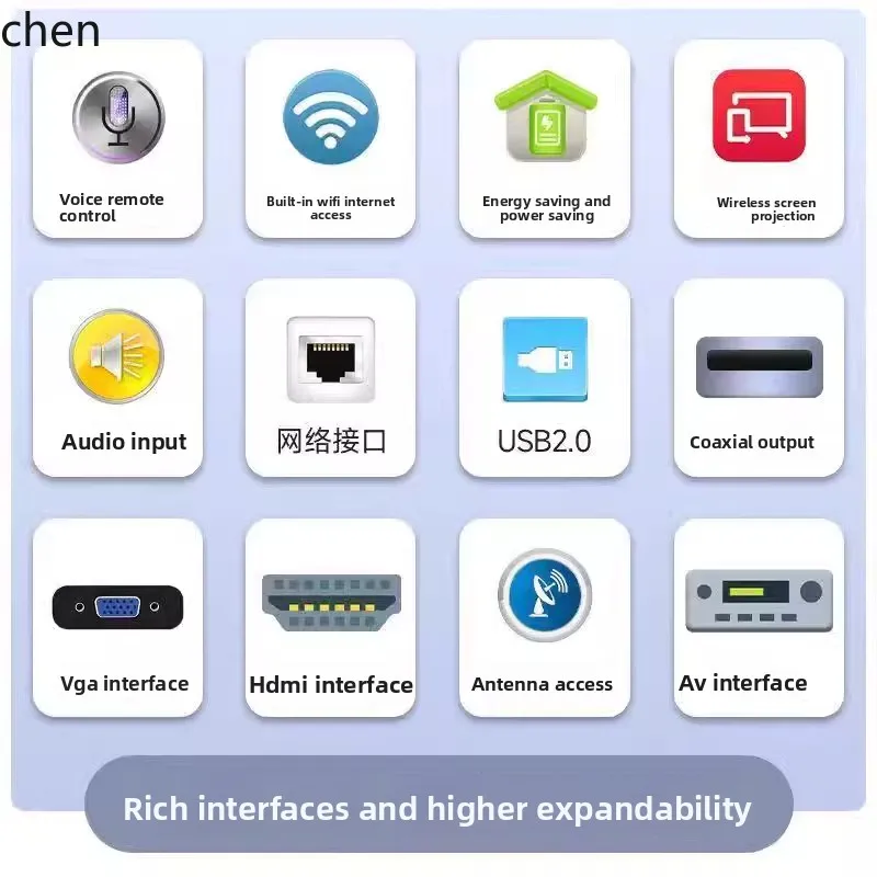 تلفزيون HXL Ace 4K Home LCD ذكي ذو لوحة مسطحة