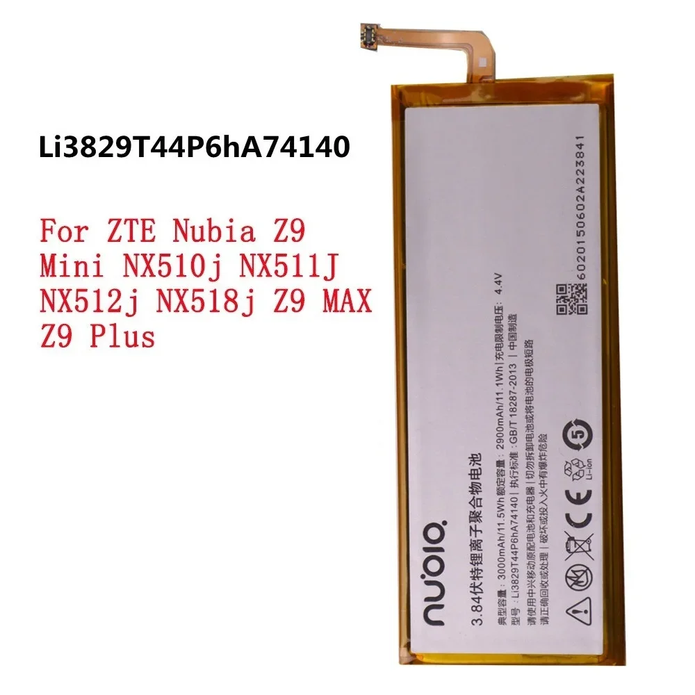 Li3829T44P6HA74140 Battery For ZTE Nubia Z9 MAX / Z9 Plus / Z9 Mini NX510j NX511J NX512j NX518j Phone High Quality Batteries