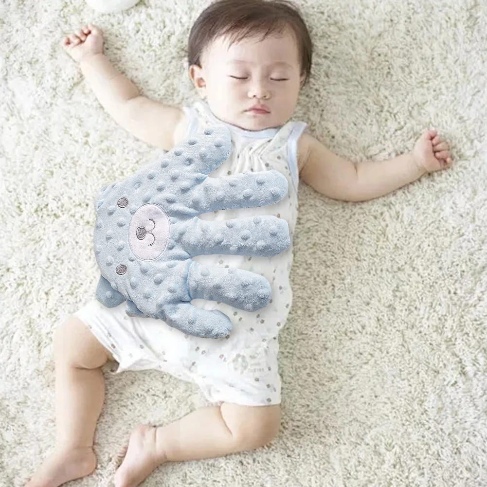 Soothing Baby Sleep Aid Infant Calming Sleepers Gentle Hand Palms Newborn Pillow Hand for Baby Newborn