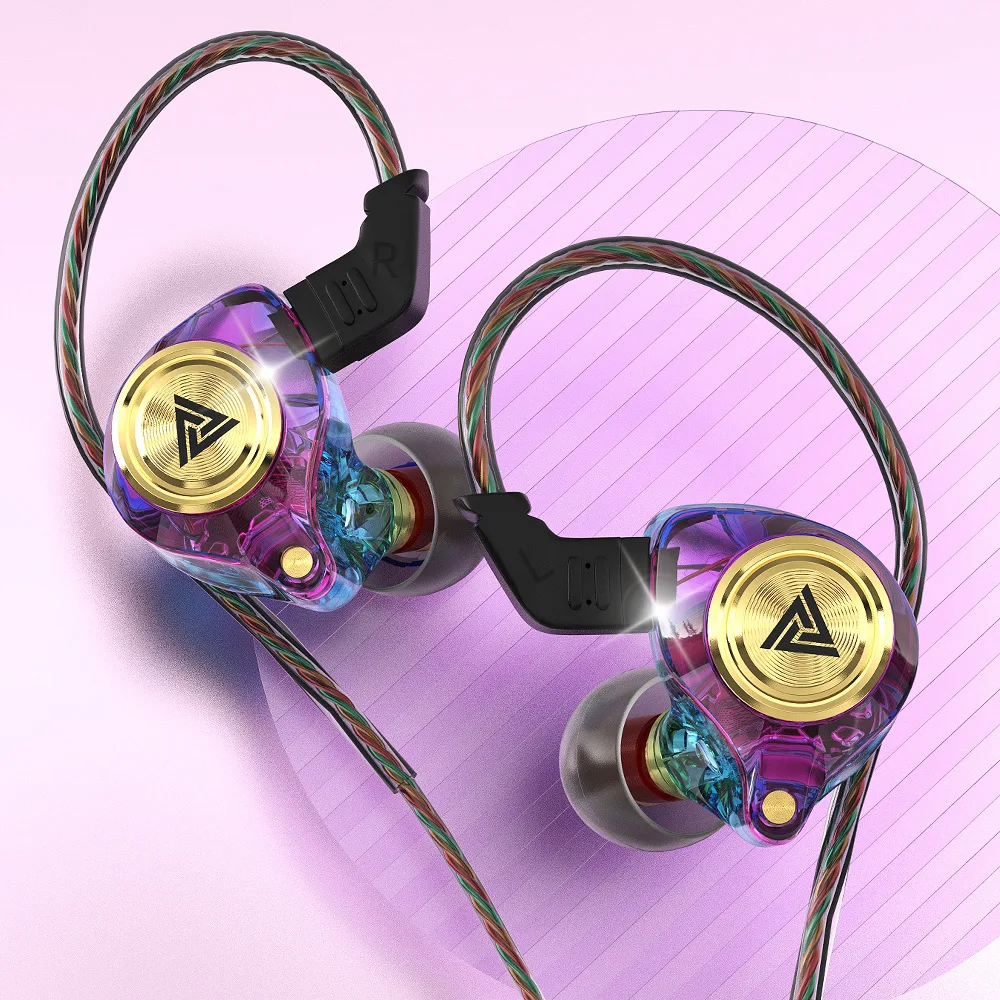 QKZ AK3 FiLe pro Earphones Bass Earbuds In Ear Monitor Headphones Sport Noise Cancelling HIFI Headset New Arrival!