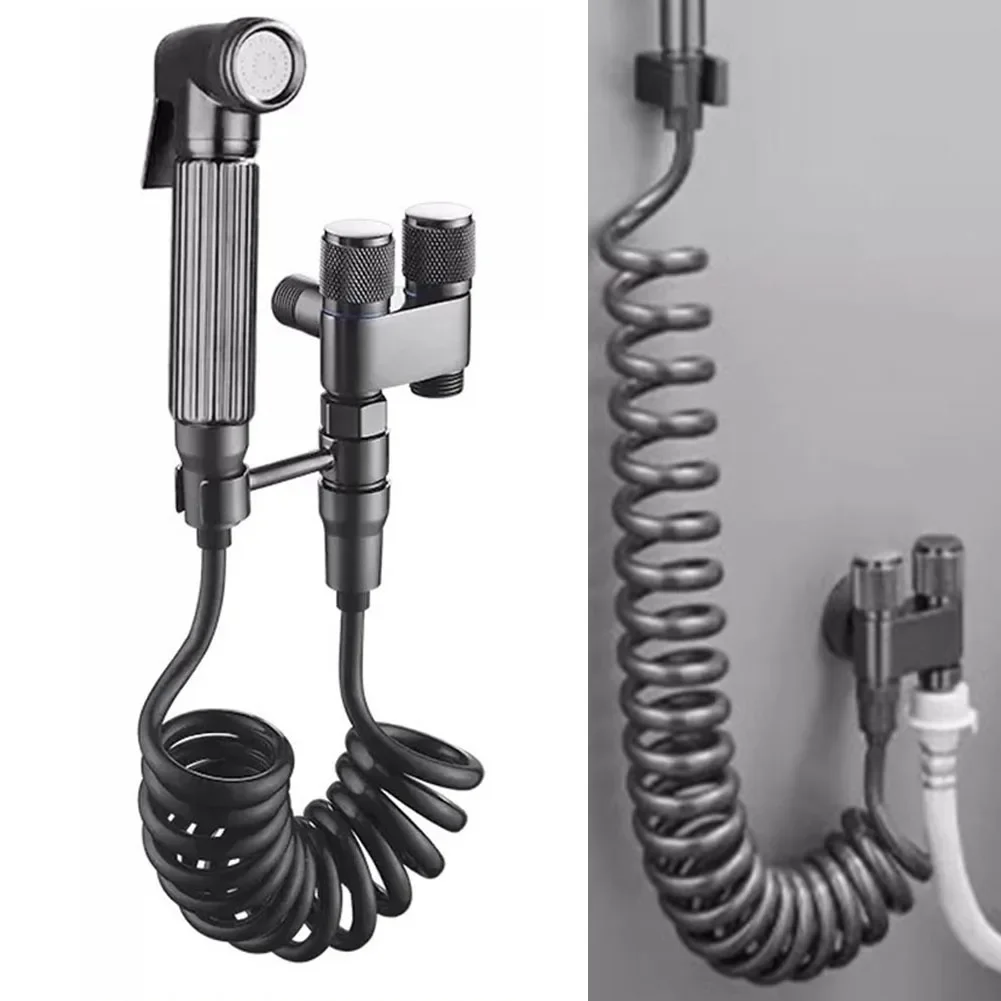 

Handheld Bidet Sprayer Set 304 Stainless Steel Spray Shower Handheld Toilet Bidet Faucet Sprayer Shower Nozzle Self Cleaning