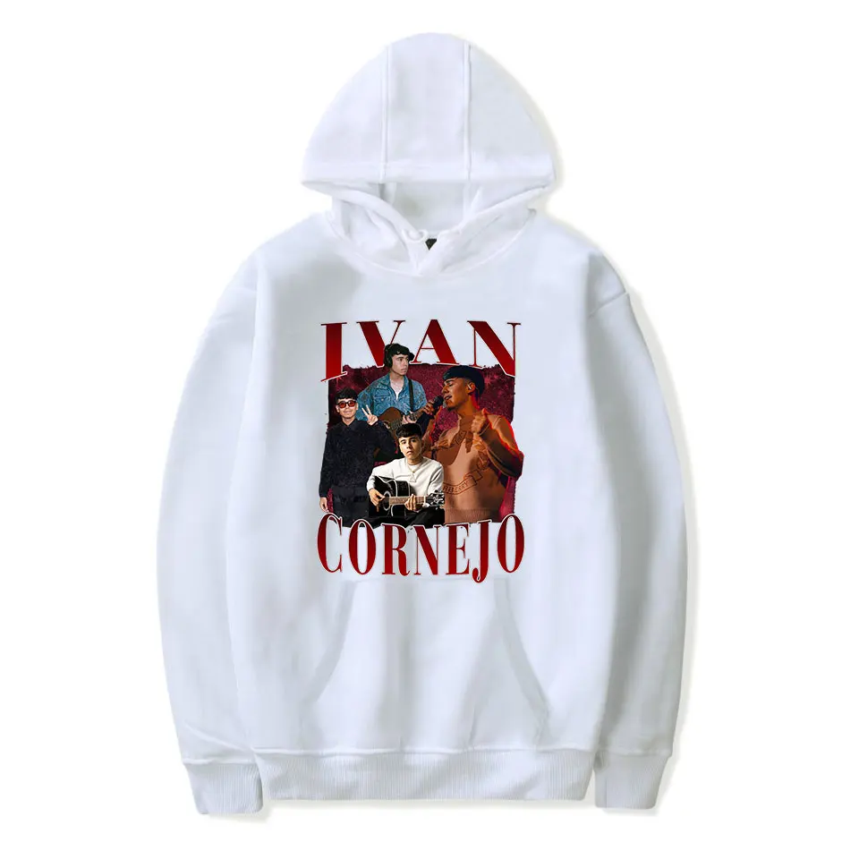 Ivan Cornejo Rapper Hoodies Sweatshirts Men Women Pullover Hooded Tops Popular Graphics Print Unisex Trendy Casual Streetwear