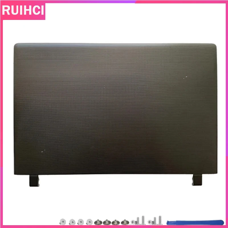 ل Ideapad 100-15 100-15IBY B50-10 كمبيوتر محمول جديد LCD الغطاء الخلفي الإطار الأمامي LCD مفصلات L & R إطار الغطاء الخلفي العلوي الإسكان الأسود