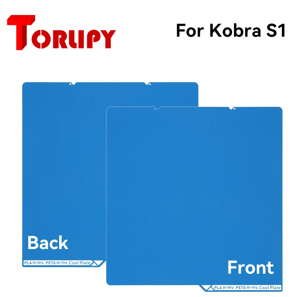  Kobra S1 3D Printer Cool Plate Double-Sided 3D Printer Bed 200x200mm Frosted (PLA/PETG Compatible) 3D Printer Accessories