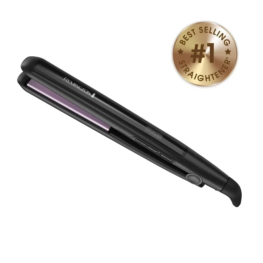 (2 pack)  1” Flat Iron with Anti-Static Technology,floating ceramic plates