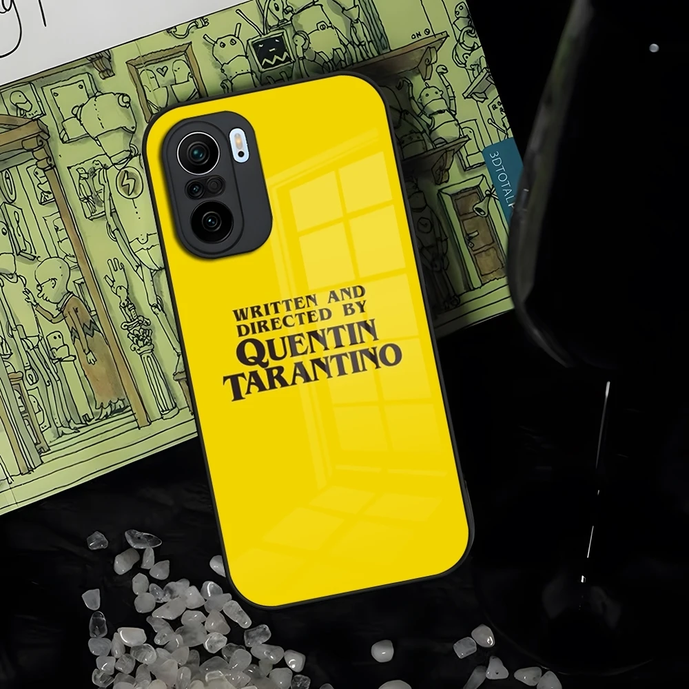 Written Directed Quentin Tarantino Phone Case Glass for Xiaomi 14 13 Lite 12 Pro 11t lite POCO M6 M5 X6 X5 X3 NFC F5 F6 Pro