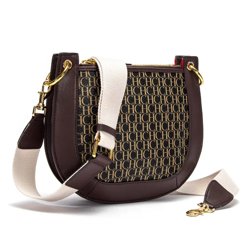 

Carolina Herrera The New Vintage Women's Design Shoulder Bag Is Simple and Exquisite and The Versatile Commuter Crossbody Bag