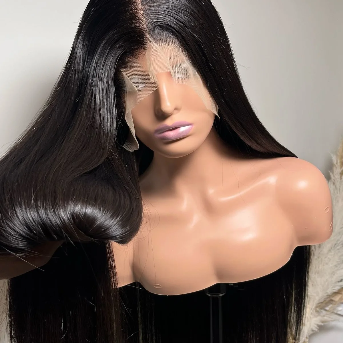 

42-дюймовые парики из натуральных волос на кружеве, бразильские 13x4 HD, кружевные фронтальные парики для женщин, 13x6 Hd, прямые парики из натуральных волос на кружеве