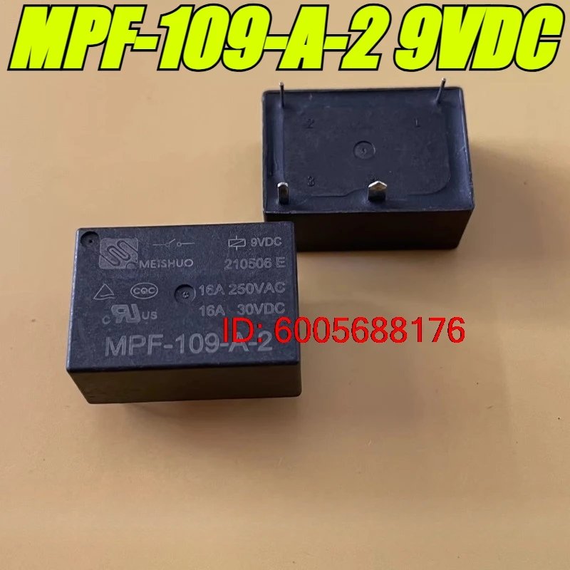 （Brand New）5pcs/lot 100% original genuine relay:MPF-109-A-2 9VDC 4pins 16A Electric kettle motherboard relay