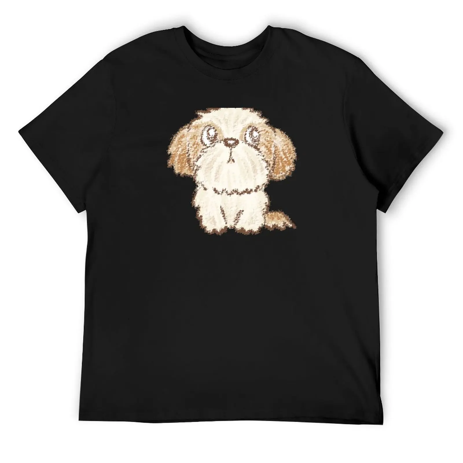 Shih Tzu puppy T-Shirt oversized vintage t shirts plus size tops rapper graphic tees t shirts for men