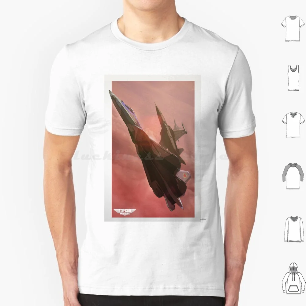 Maverick Enemies T Shirt Cotton Men Women DIY Print Maverick Maverick Fifth Gen Fighter Mig 28 Su 57 Aviation Military Aviation
