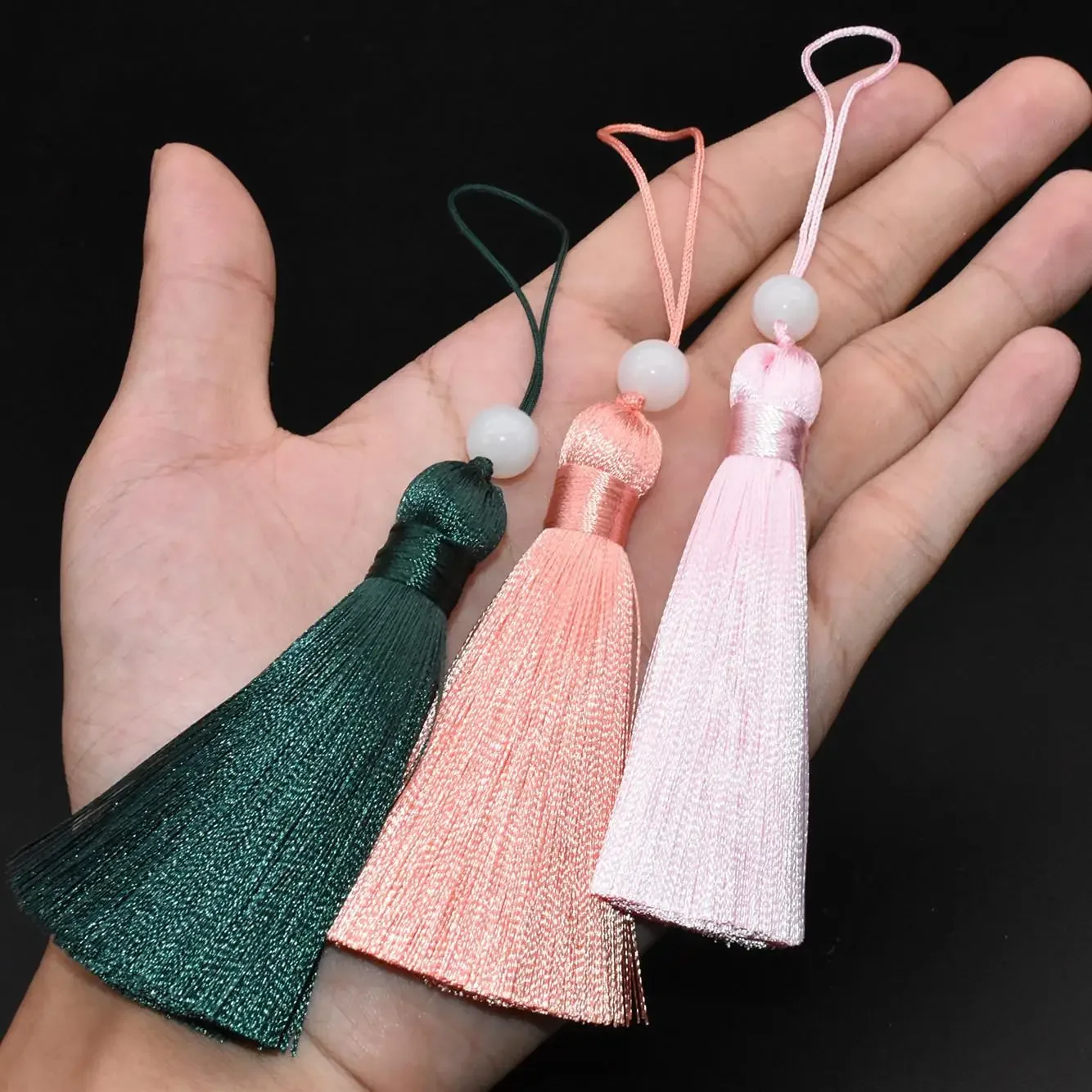 Traditional Tassels Ornaments Chinese Style Hanging Gift DIY Fringe for Keychain Classic Decoration Handmade Fans Accessories